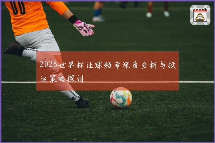 2026世界杯让球赔率深度分析与投注策略探讨